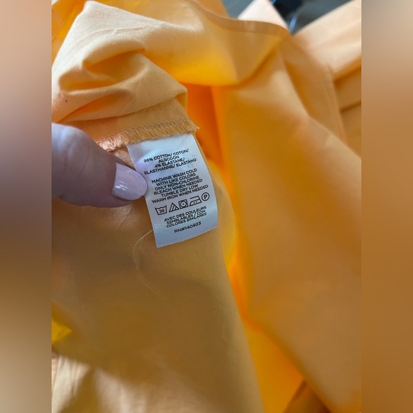 LOFT Bright Orange High Low Dress - Picture 3 of 8